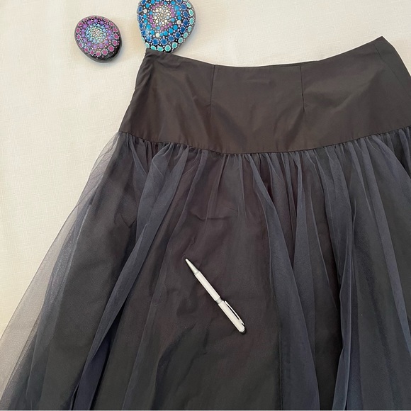 Lilith France Full Tulle Black Skirt M - Picture 9 of 15